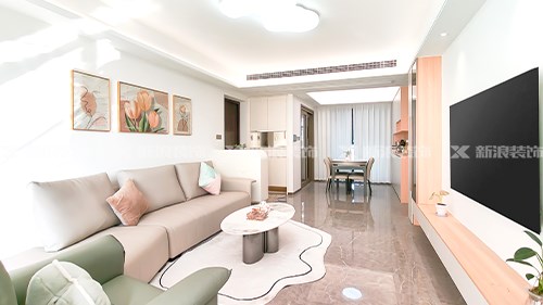 120m²现代奶油温馨小家，我超爱|长沙全屋整装