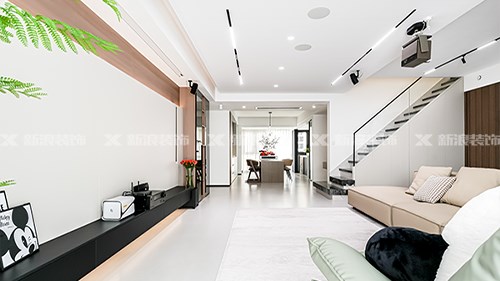 188㎡复式大宅 现代极简装修|长沙全屋整装
