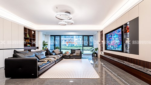 189m²意式精装定制实景，7w搞定典雅实用家|长沙全屋整装