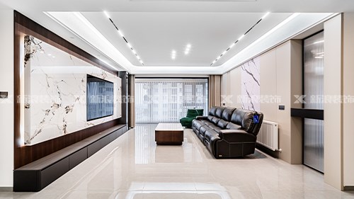 32w爆改190m²极简轻奢豪宅|长沙全屋整装